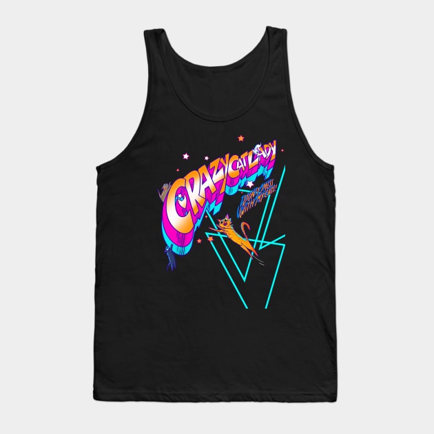 Crazy Cat Lady Ultra Vibes Tank Top by Lab7115